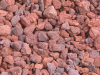 Red Lava Rock Decorative Stone